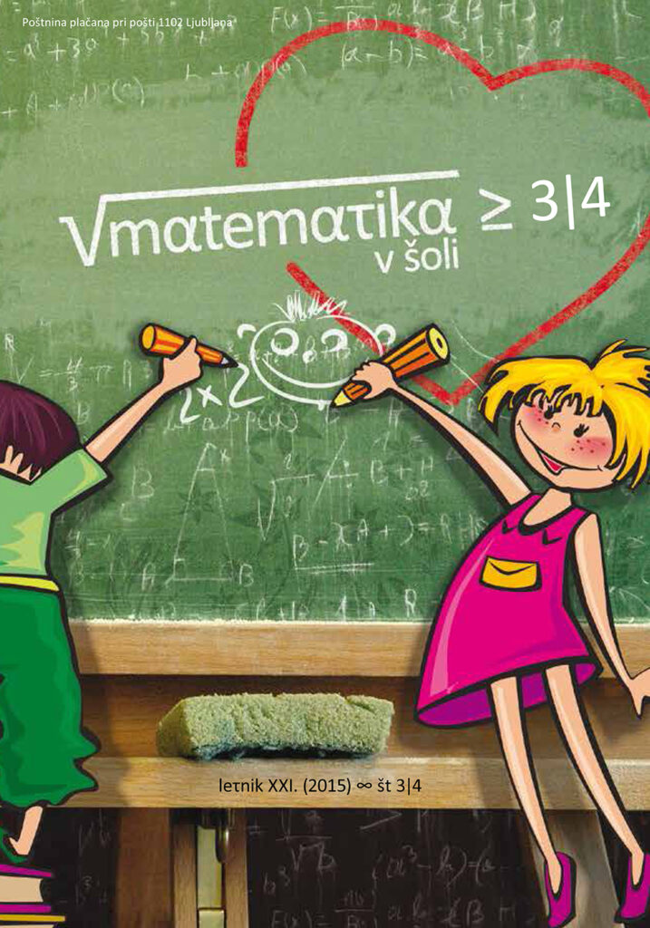 naslovnica revije Matematika v šoli