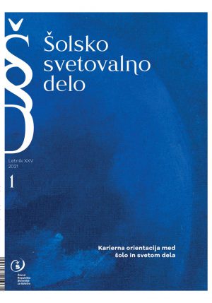 naslovnica revije Šolsko svetovalno delo