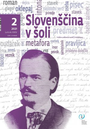 naslovnica revije Slovenščina v šoli