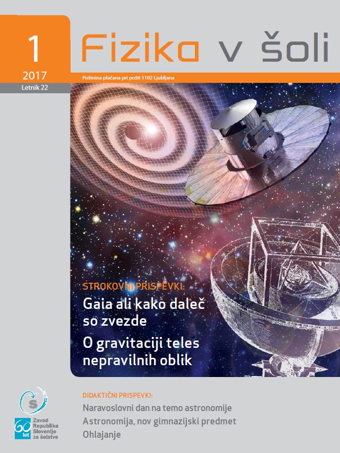 naslovnica revije Fizika v šoli