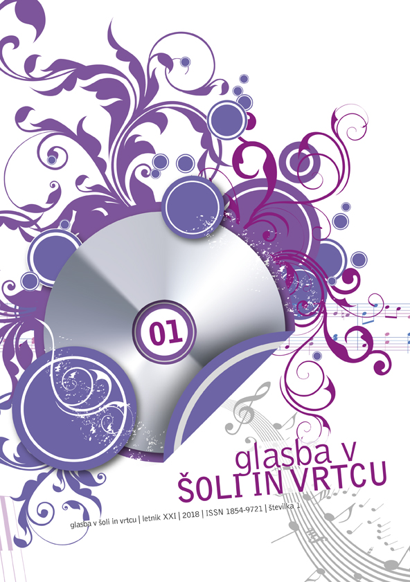 naslovnica revije Glasba v šoli in vrtcu