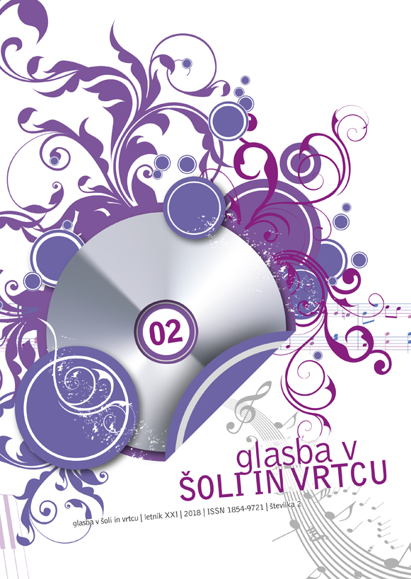 naslovnica revije Glasba v šoli in vrtcu