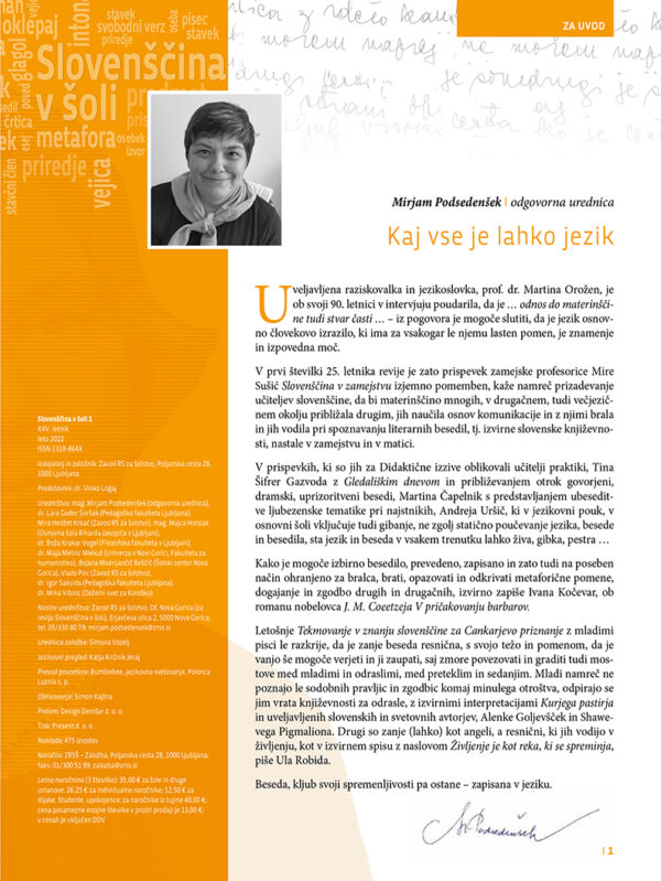 Slovenščina v šoli (1/2022) - Image 3