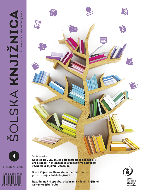 naslovnica revije Šolska knjižnica
