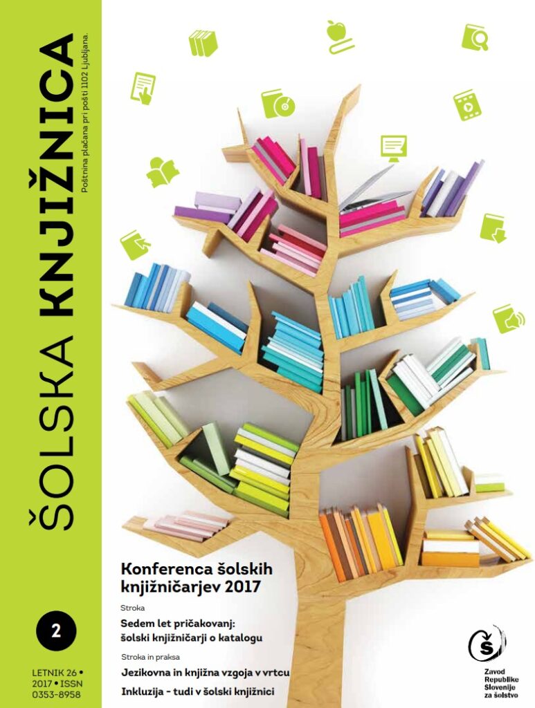 naslovnica revije Šolska knjižnica