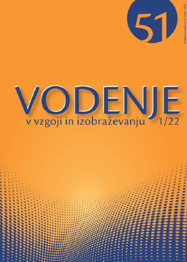 naslovnica Vodenje v vzgoji in izobraževanju
