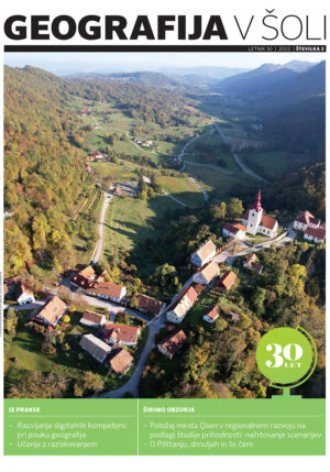 naslovnica revije Geografija v šoli