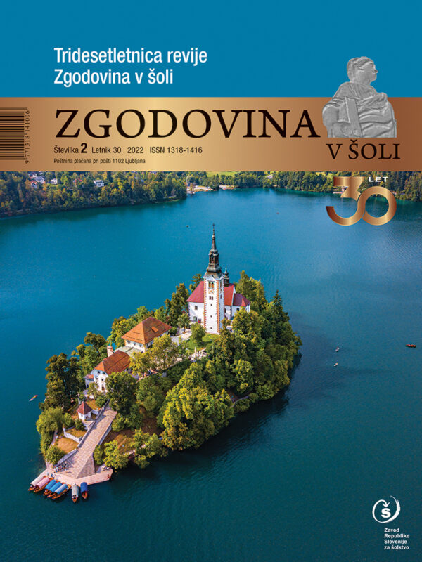 naslovnica revije Zgodovina v šoli