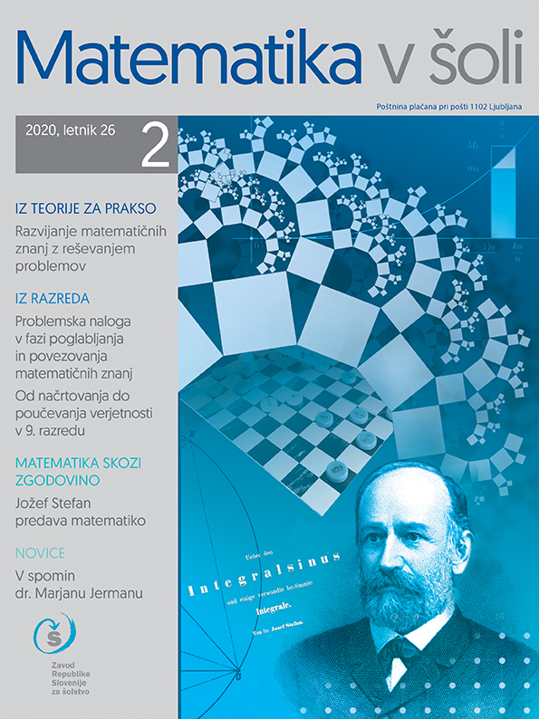 naslovnica revije Matematika v šoli
