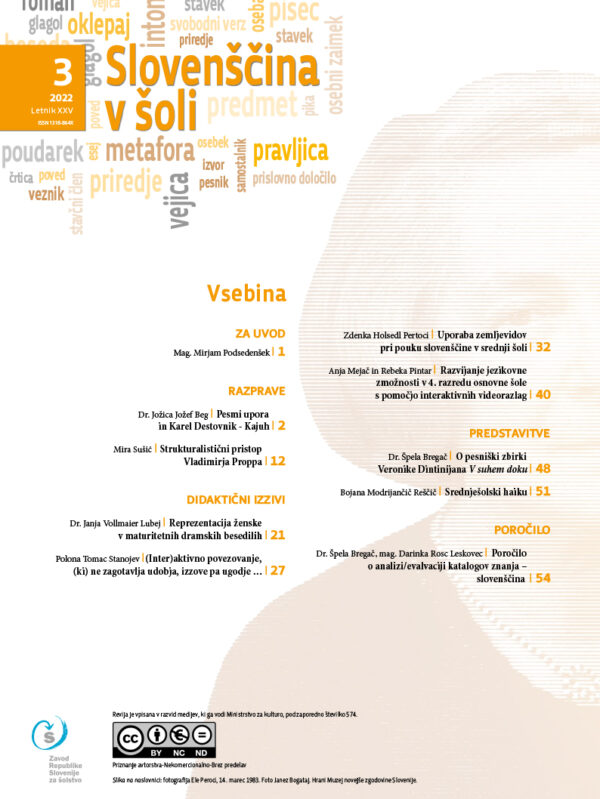 Slovenščina v šoli (3/2022) - Image 2