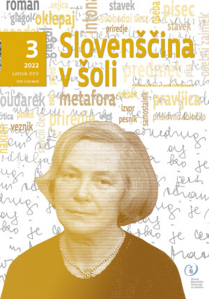 naslovnica revije Slovenščina v šoli