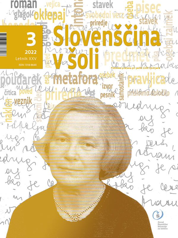 naslovnica revije Slovenščina v šoli