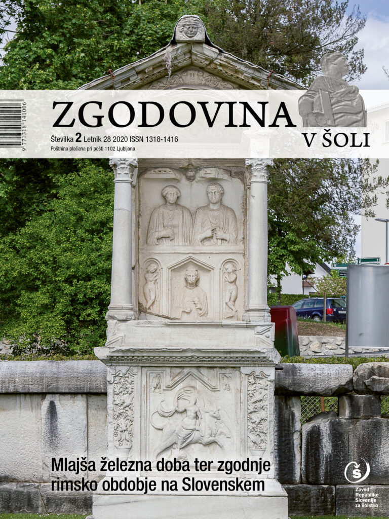 naslovnica revije Zgodovina v šoli