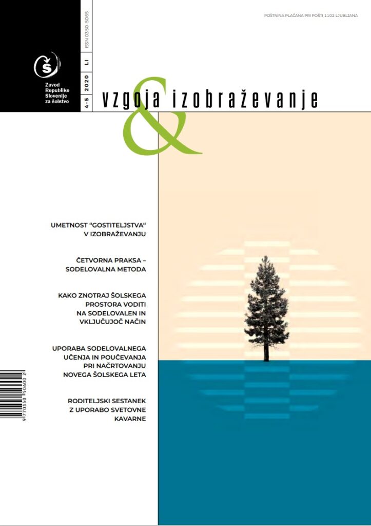 naslovnica Vzgoja in izobraževanje