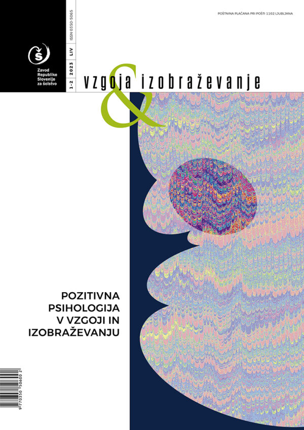 naslovnica Vzgoja in izobraževanje