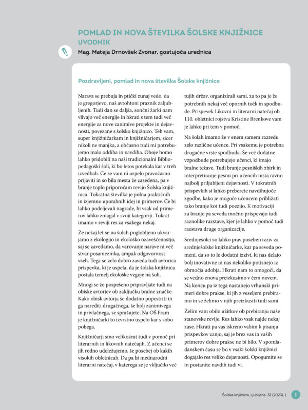 Šolska knjižnica (1/2023) - Image 3