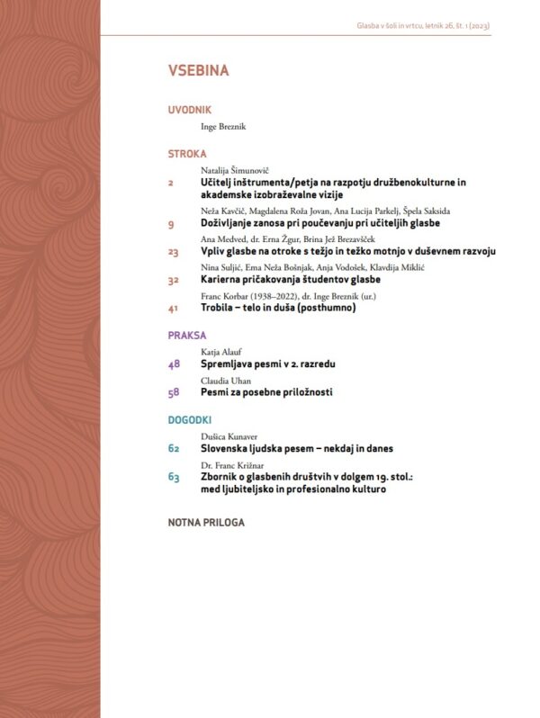 Glasba v šoli in vrtcu (1/2023) - Image 3
