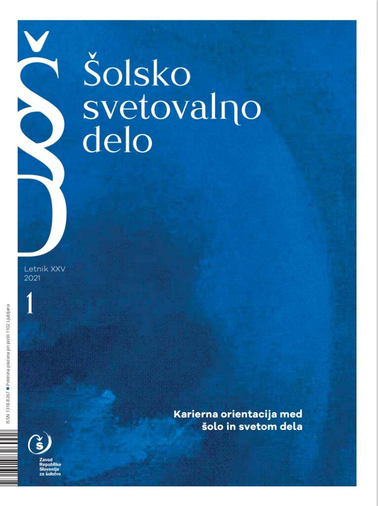 naslovnica revije Šolsko svetovalno delo