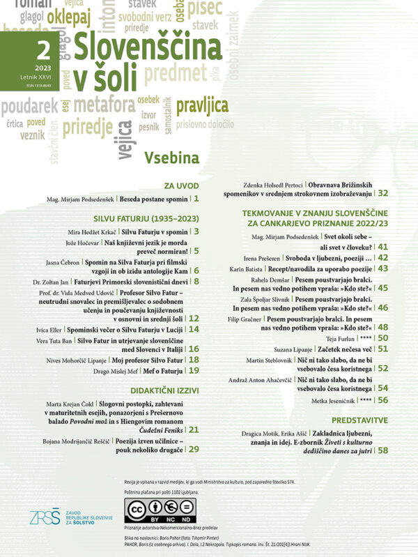 Slovenščina v šoli (2/2023) - Image 2