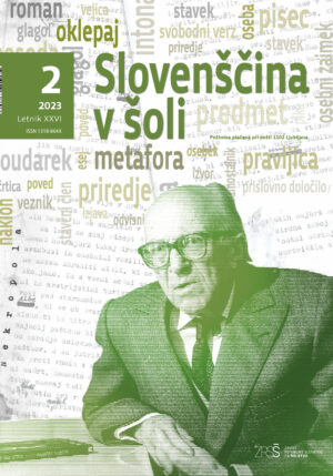 naslovnica revije Slovenščina v šoli