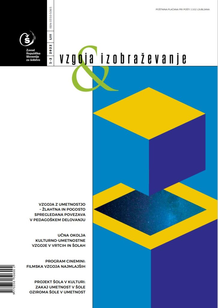 naslovnica Vzgoja in izobraževanje