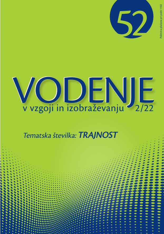 naslovnica Vodenje v vzgoji in izobraževanju