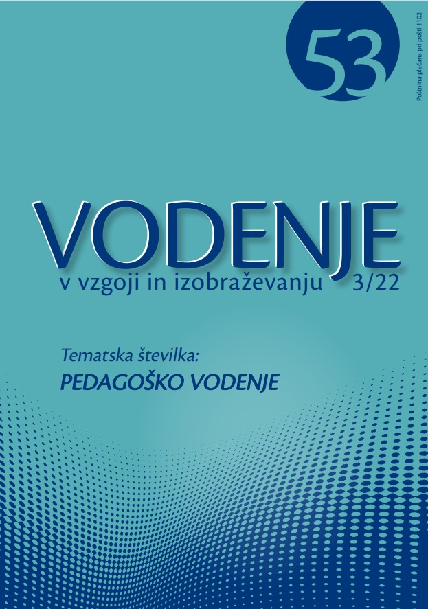 naslovnica Vodenje v vzgoji in izobraževanju