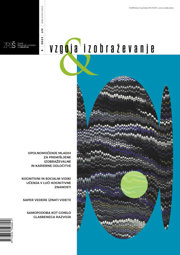 naslovnica Vzgoja in izobraževanje