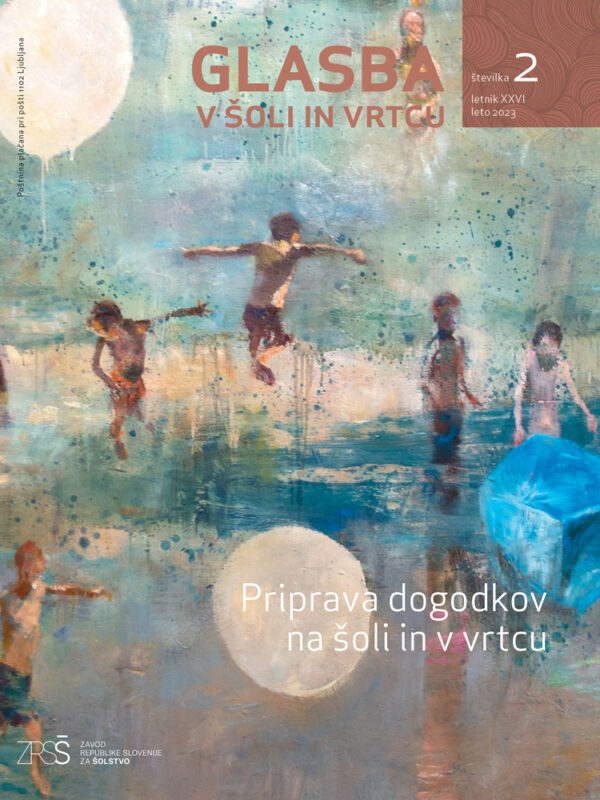 naslovnica revije Glasba v šoli in vrtcu