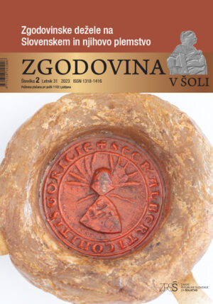 naslovnica revije Zgodovina v šoli