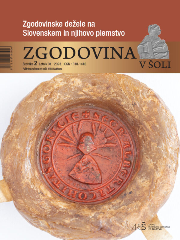 naslovnica revije Zgodovina v šoli