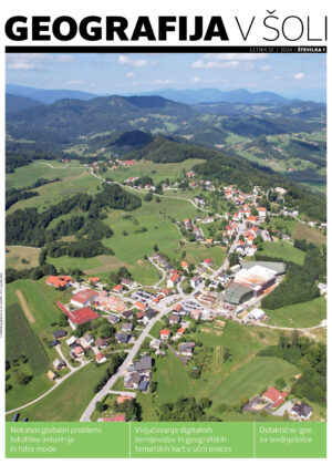 naslovnica revije Geografija v šoli