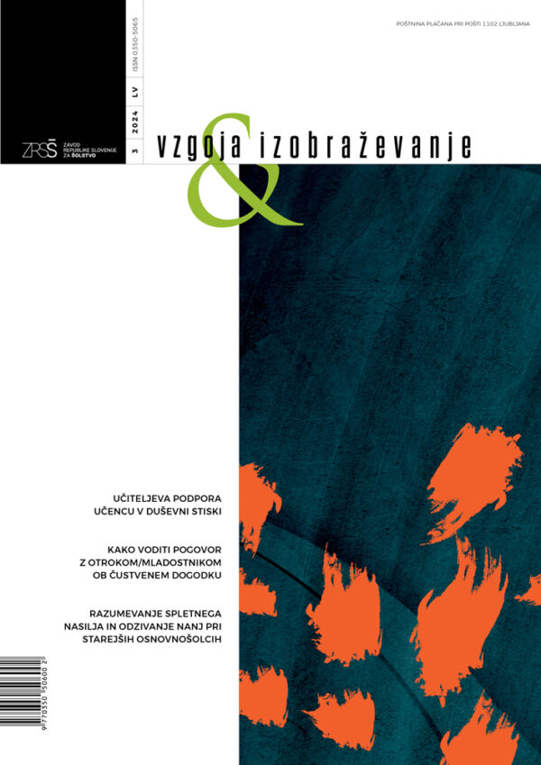naslovnica Vzgoja in izobraževanje