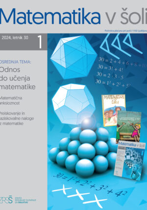 naslovnica revije Matematika v šoli