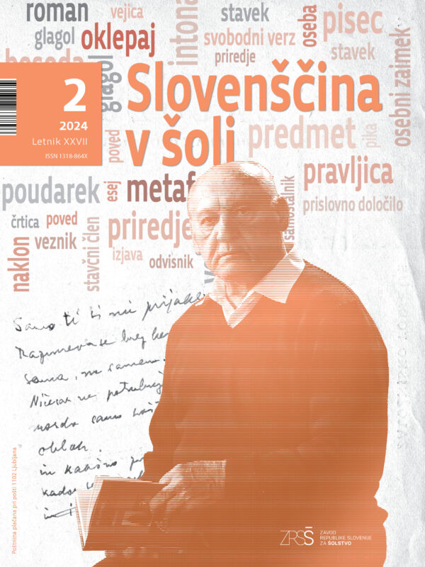 naslovnica revije Slovenščina v šoli