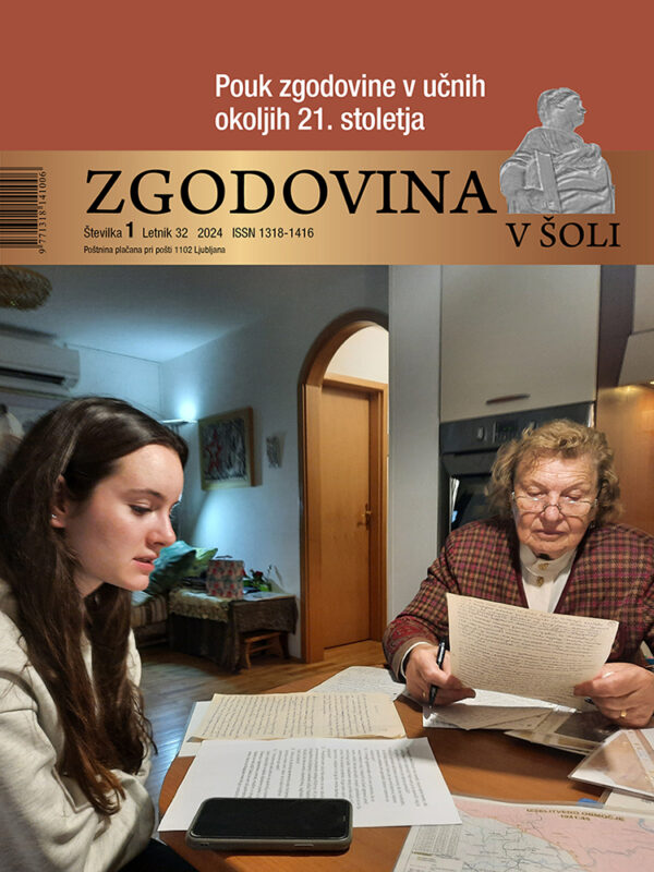 naslovnica revije Zgodovina v šoli
