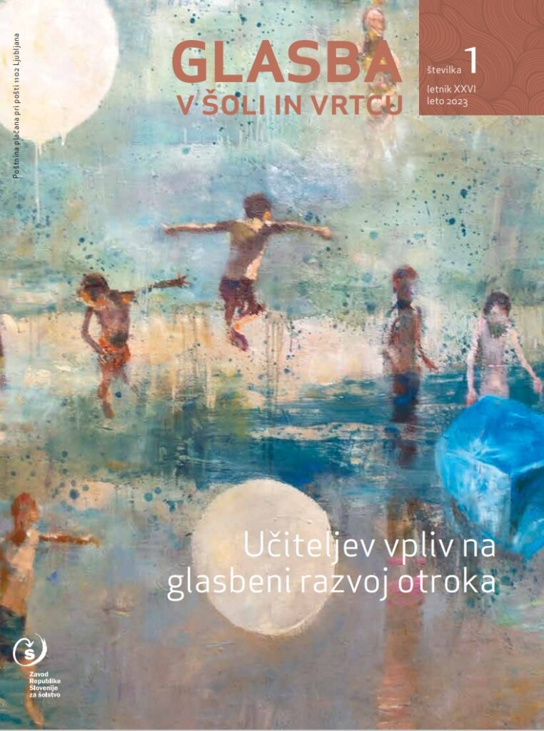 naslovnica revije Glasba v šoli in vrtcu