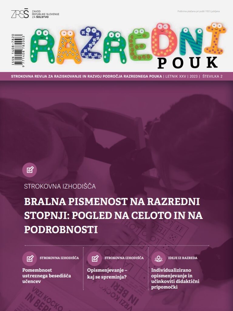 naslovnica revije Razredni pouk