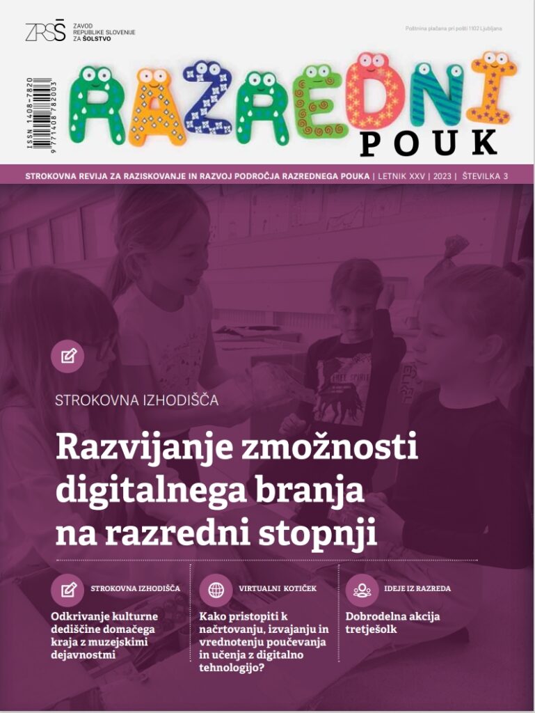naslovnica revije Razredni pouk