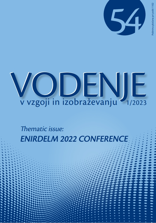 naslovnica Vodenje v vzgoji in izobraževanju