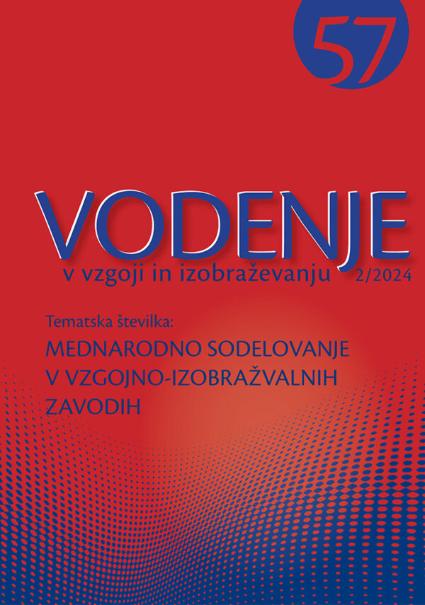 naslovnica Vodenje v vzgoji in izobraževanju