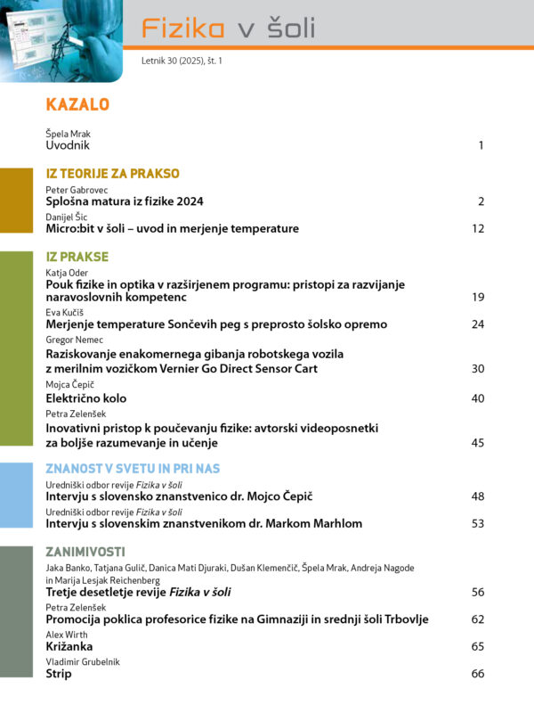 Fizika v šoli (1/2025) - Image 2