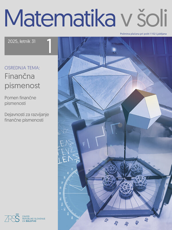 naslovnica revije Matematika v šoli