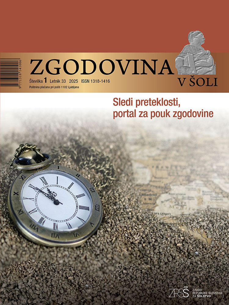 naslovnica revije Zgodovine v šoli