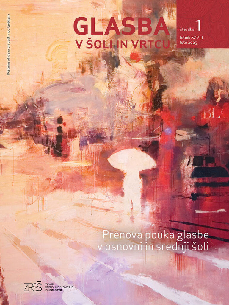 Glasba v šoli in vrtcu (1/2025)