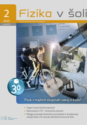 naslovnica revije Fizika v šoli