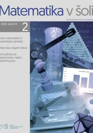 naslovnica revije Matematika v šoli