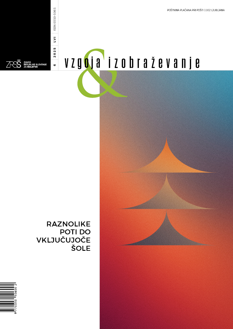 naslovnica revije Vzgoja in izobraževanje