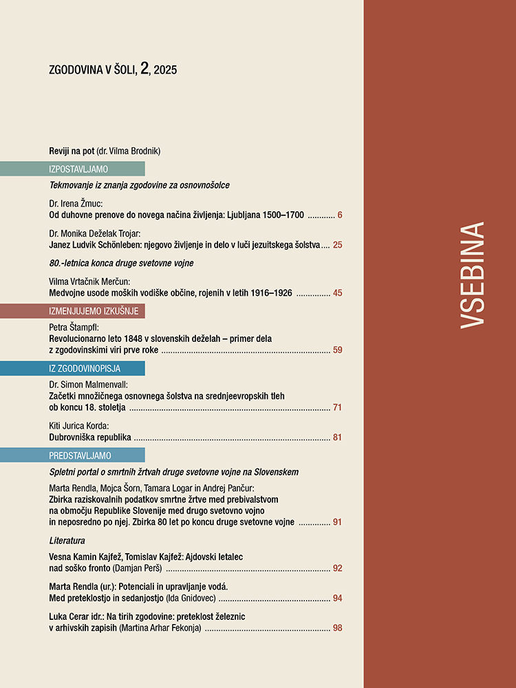 Zgodovina v šoli (2/2025) - slika 2