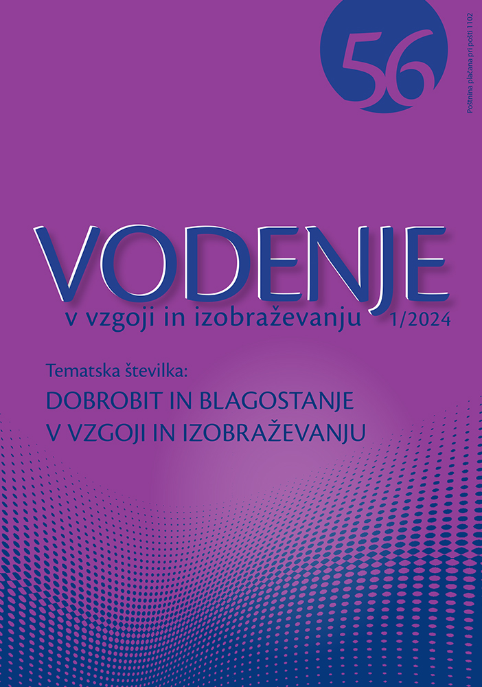 naslovnica Vodenje v vzgoji in izobraževanju